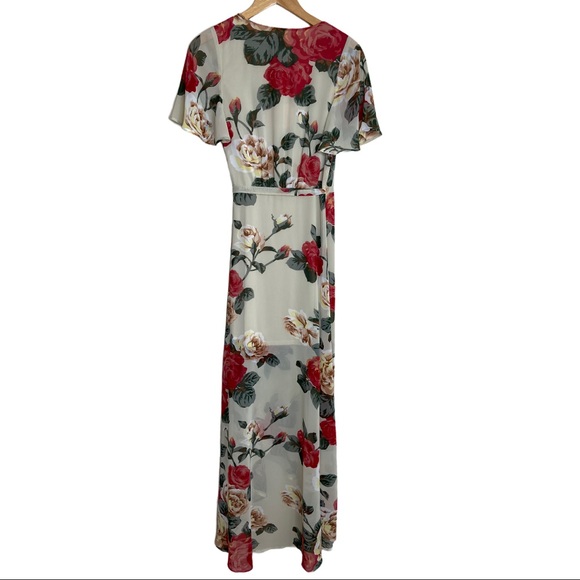 Show Me Your Mumu Sophia Wrap Dress Lady Rose - Picture 7 of 9